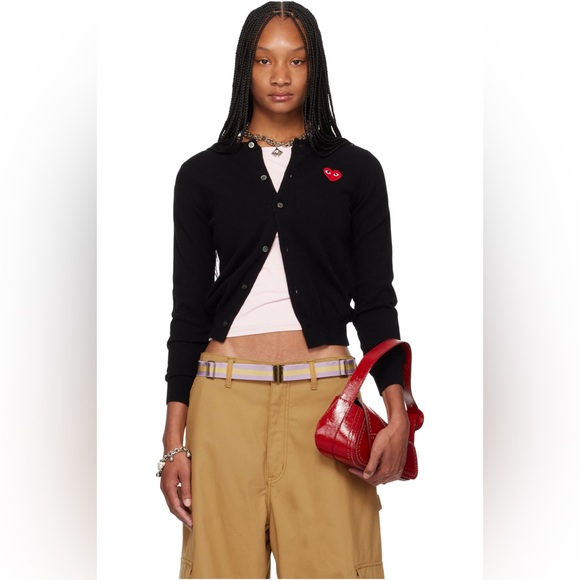 COMME DES GARÇONS PLAY
Black Heart Patch Cardigan - Picture 3 of 8